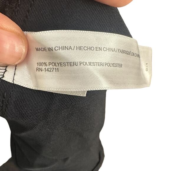 NWT Jason Wu x Eloquii Black Notch Collar V Neck Maxi Wrap Dress Plus Size 16 - Picture 10 of 10